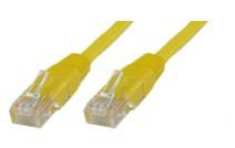 Image of Microconnect 10m Cat5e UTP networking cable Yellow U/UTP (UTP)