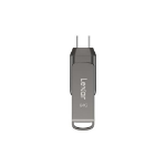 Lexar JumpDrive Dual Drive D400 USB flash drive 64 GB USB Type-A / USB Type-C 3.2 Gen 1 (3.1 Gen 1) Silver