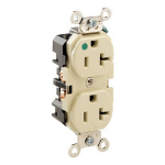 Leviton 8300-I socket-outlet NEMA 5-20R Ivory