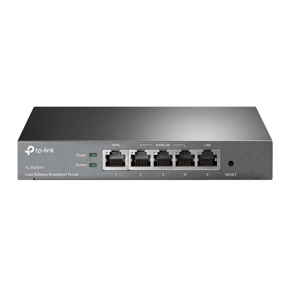 Image of TP-Link TL-R470T+ wired router Fast Ethernet Black