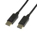 LogiLink CV0074 DisplayPort cable 5 m Black