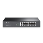 TP-Link TL-SF1016DS network switch Unmanaged Fast Ethernet (10/100) 1U Black