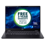 Acer TravelMate P6 14 AI TM P6 U7-256V 16GB 512GB 14" W11P Intel Core Ultra 7 Laptop 35.6 cm (14") WQXGA+ LPDDR5x-SDRAM SSD Wi-Fi 7 (802.11be) Windows 11 Pro Black