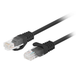 Lanberg PCU6-20CC-0200-BK networking cable Black 2 m Cat6 U/UTP (UTP)