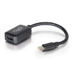 C2G 8in Mini DisplayPort Male to HDMI Female Adapter Converter - Black