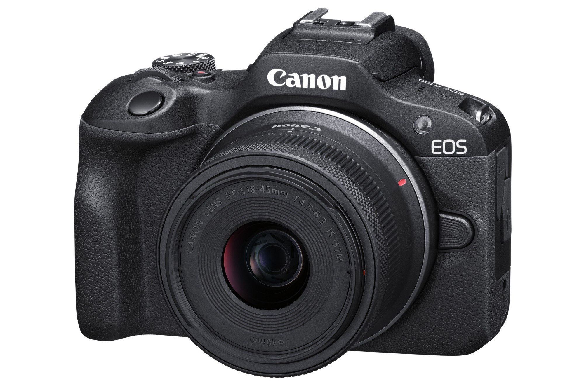 Canon EOS R100 APS-C Mirrorless Camera - Camera + RF-S 18-45mm Lens