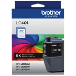 Brother LC401BKS ink cartridge 1 pc(s) Original Standard Yield Black