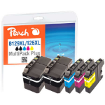 Peach PI500-168 inktcartridge 5 stuk(s) Origineel Zwart, Cyaan, Magenta, Geel
