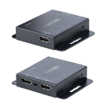 StarTech.com EXTEND-HDMI-4K40C6P1 AV extender AV transmitter & receiver Black