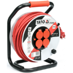 Yato YT-8108 power extension 50 m 4 AC outlet(s) Indoor/outdoor Black, Red, White