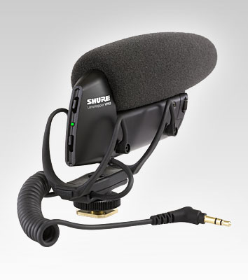 Shure VP83 microphone Digital camera microphone Black