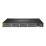 HPE Aruba Networking CX 6300M 48p SR10 1G/2.5G/5G/10G PTP/AVB Class8 PoE and 4p 100G MACsec Switch