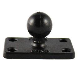 RAM Mounts Ball Base with 1" x 2" 4-Hole Pattern