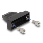 DeLOCK D-Sub Housing for 9 pin male / female plastic housing for flat cable