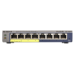 Netgear GS108PE Gestionado Gigabit Ethernet (10/100/1000) Energía sobre Ethernet (PoE) Negro