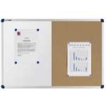 Nobo Classic Combi Felt/Steel Noticeboard 120x90cm