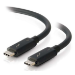 C2G 2m Thunderbolt 3 Cable (20Gbps) – Thunderbolt Cable – 4K support – Black