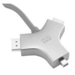Cisco CAB-HDMI-MULT-9M= video cable adapter 354.3" (9 m) HDMI Type A (Standard) DisplayPort + Mini DisplayPort + HDMI Gray