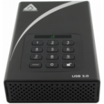 Apricorn Aegis Padlock DT externe harde schijf 16 TB Zwart