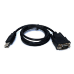 Monoprice 3726 serial cable Black 35.4" (0.9 m) USB Type-A DB-9
