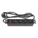 Alcasa GC-N0103 power distribution unit (PDU) 4 AC outlet(s) 1U Black