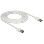 DeLOCK 85195 USB-kabel USB 2.0 3 m USB A Wit