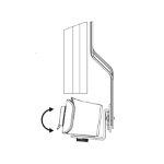 Poly Poly Studio X30 Mounting Kit with Inverted Mount Option - VESA Mount which includes wall mounting plate, adapter brackets, and mounting screws. Works with most monitors up to 50"- 65"