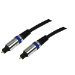 LogiLink Toslink 1.5m audio cable Black