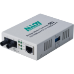 Alloy FCR200ST 10/100Base-TX to 100Base-FX Multimode Fibre (ST) Converter with LFP via FEF or FM. 2Km