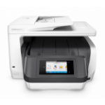HP OfficeJet Pro 8730 All-in-One Printer, Print, copy, scan, fax, 50-sheet ADF; Front-facing USB printing; Scan to email/PDF; Two-sided printing