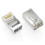 Axiom RJ45C5SS100-AX wire connector RJ-45 Silver