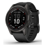 Garmin fēnix 7S Pro 3.05 cm (1.2") MIP 42 mm Digital 240 x 240 pixels Touchscreen Black Wi-Fi GPS (satellite)