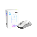 MSI Forge Gm340 Wireless White muis Gamen Ambidextrous RF-draadloos + Bluetooth Optisch 12000 DPI