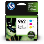 HP 962 3-pack Cyan/Magenta/Yellow Original Ink Cartridges