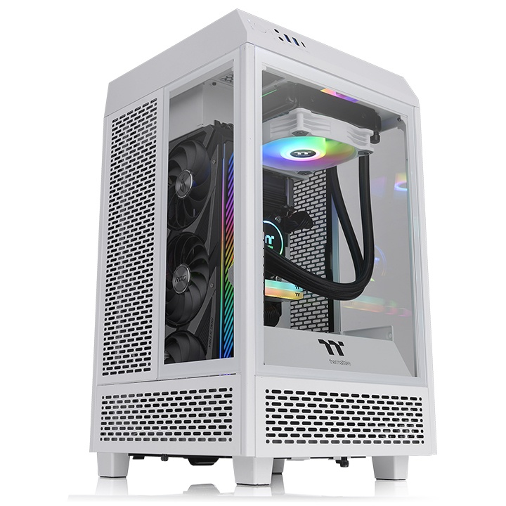 Image of Thermaltake The Tower 100 Snow Mini Tower White
