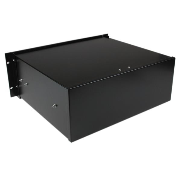 StarTech.com 4U Black Steel Storage Drawer for 19in Racks and Cabinets