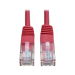 Tripp Lite N002-001-RD Cat5e 350 MHz Molded (UTP) Ethernet Cable (RJ45 M/M), PoE - Red, 1 ft. (0.31 m)