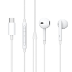 eSTUFF In-ear Headphone for USB-C Device Headset Wired Calls/Music USB Type-C White