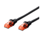 FDL 0.5M CAT.6 UTP LSZH PATCH CABLE - BLACK