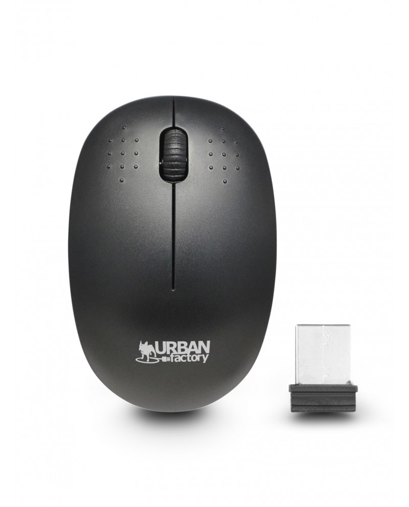 Image of Urban Factory Free mouse Ambidextrous RF Wireless Optical 1000 DPI