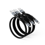Intenso CHARGING/DATA CABLE A60C MIX 3PCS PACK ZWART USB cable USB A USB C Black