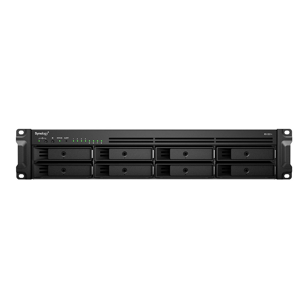 Synology RackStation RS1221+ NAS Rack (2U) Ethernet LAN Black V1500B
