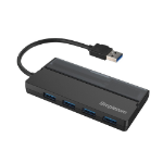 Simplecom CH329 interface hub USB 3.2 Gen 1 (3.1 Gen 1) Type-A 5000 Mbit/s Black