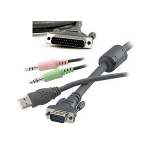 Rose UltraCable KVM cable 1.52 m Black