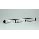 VALUE Cat. 5e 19"-Patchpanel, 24 Poorten, onafgeschermd, zwart