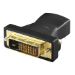 Alcasa HDMI - DVI F/M Black