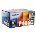 Samsung CLT-P406C/ELS/C406 Toner Value-Kit (Bk,C,M,Y) 1500pg + 3x1000pg for Samsung CLP-360