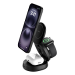 Belkin WIZ034KQBK oplader voor mobiele apparatuur Headset, Smartphone, Smartwatch Zwart USB Draadloos opladen Snel opladen Binnen