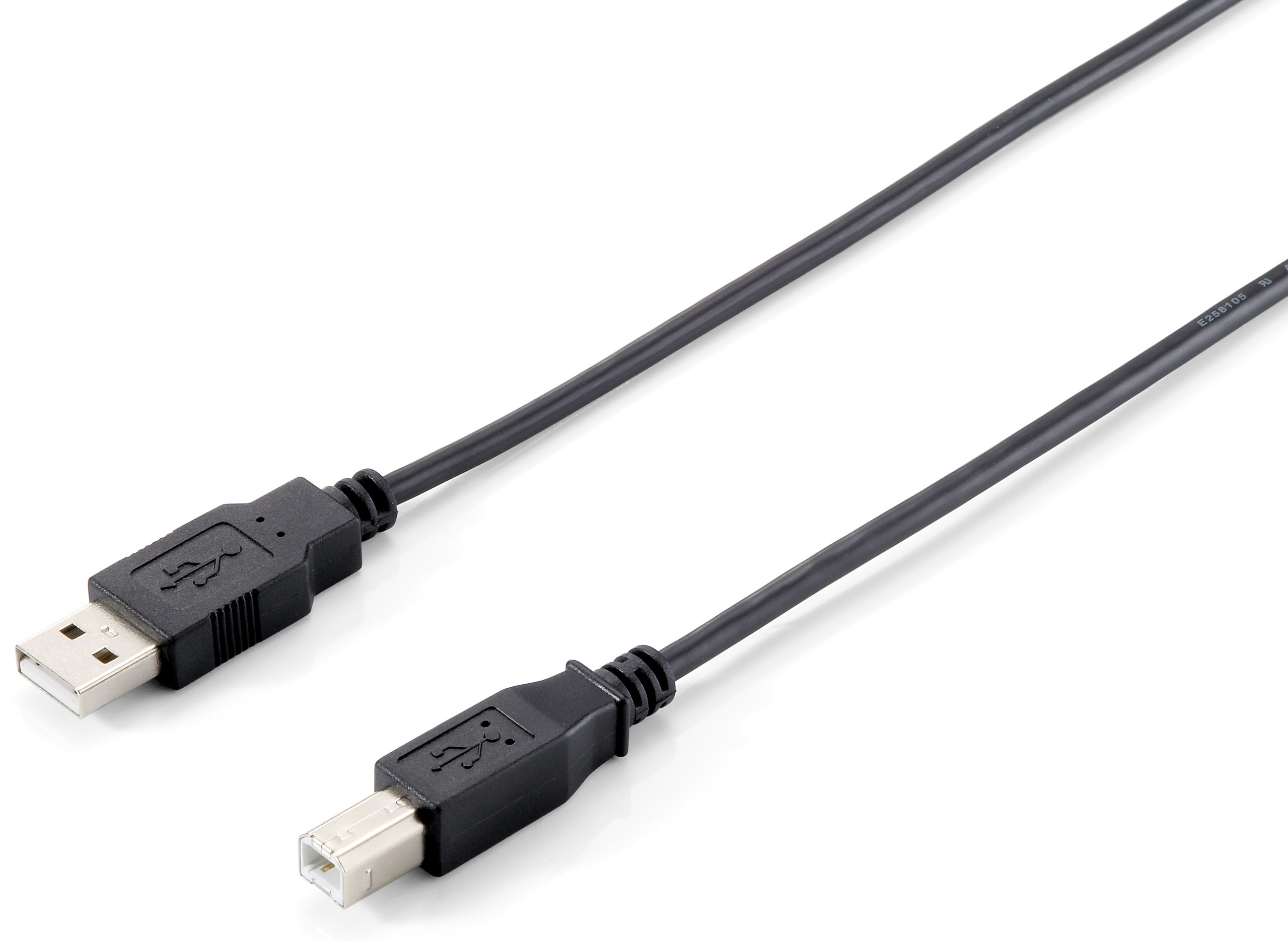 Image of Equip USB 2.0 Type A to Type B Cable, 1.8m , Black