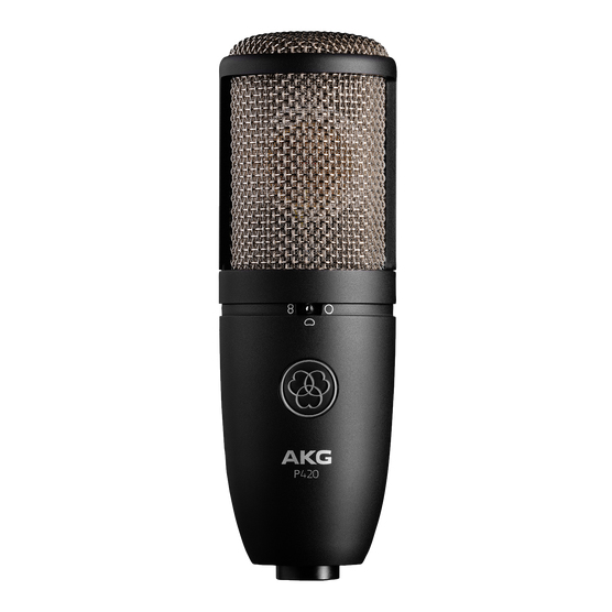 AKG P420 Black Studio microphone